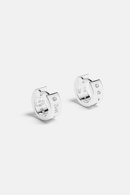 morse code - LOVE Morse Code Huggie Earrings