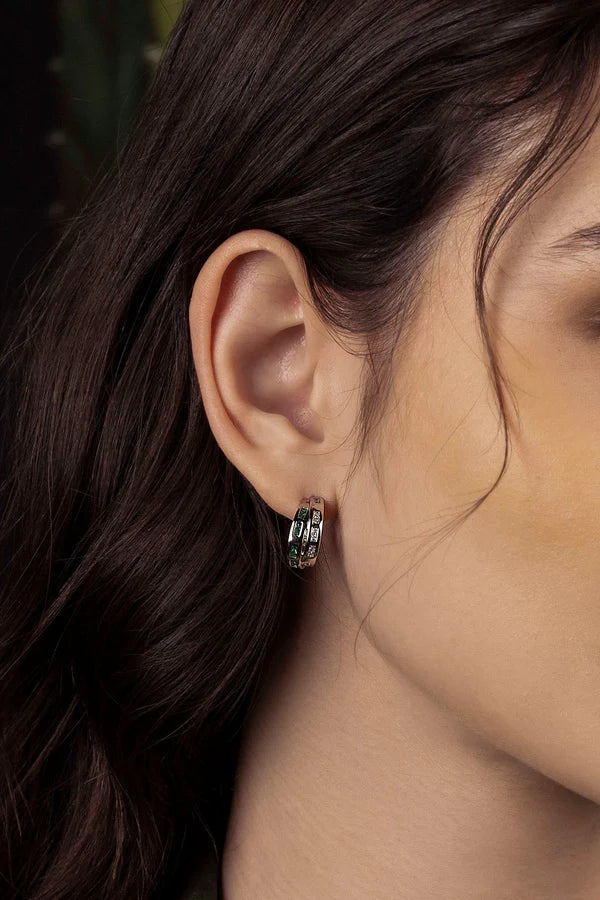 morse code  - Intertwined Toi Moi Morse Code Earrings