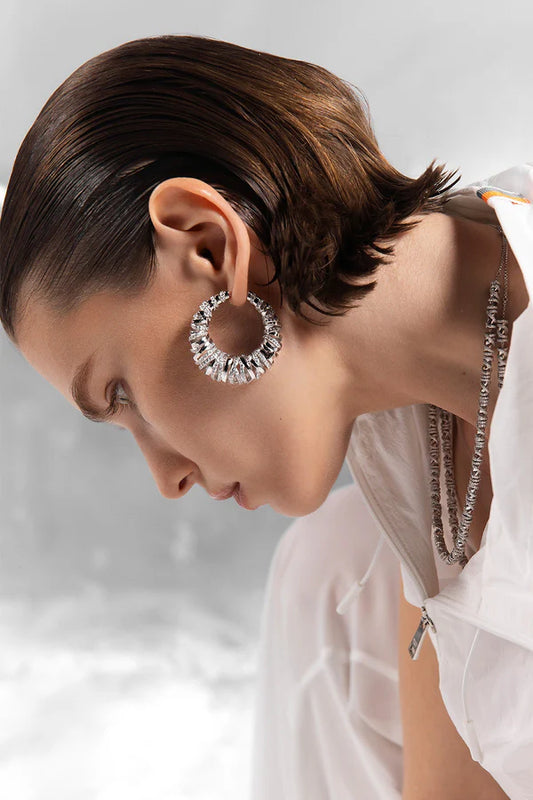 hiver - Enlacé Hoop Earrings