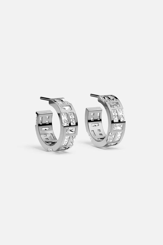 hiver - Ice Hoop Earrings