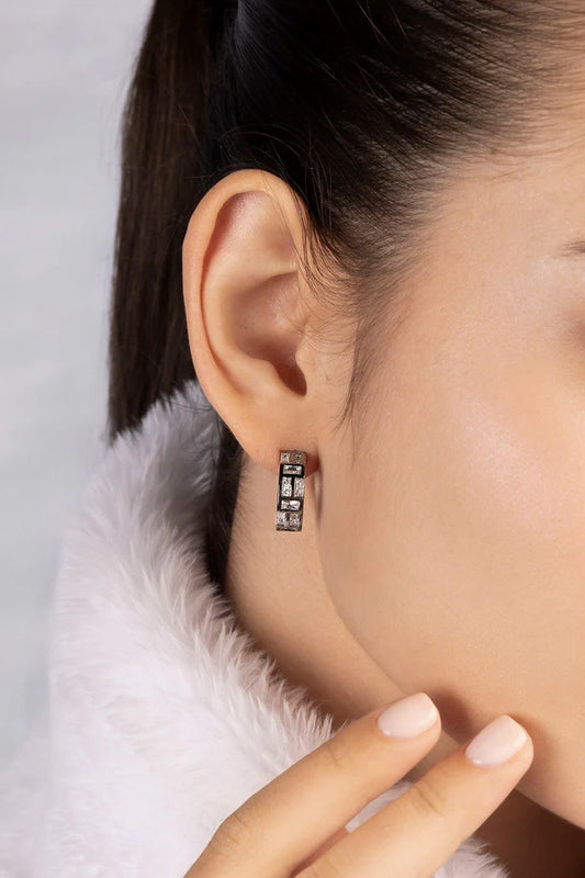 hiver - Ice Hoop Earrings