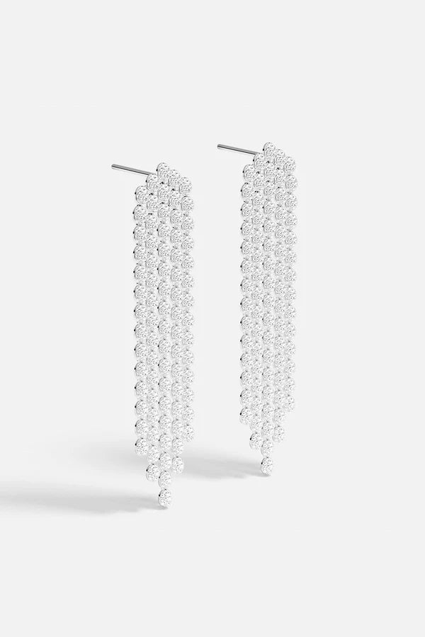 hiver - Flocons de Neige Cascade Earrings