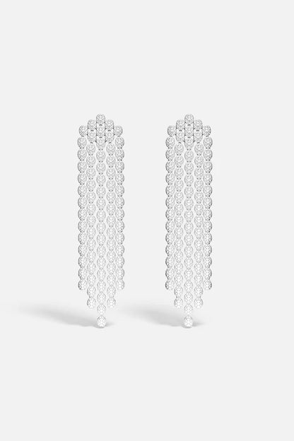 hiver - Flocons de Neige Cascade Earrings
