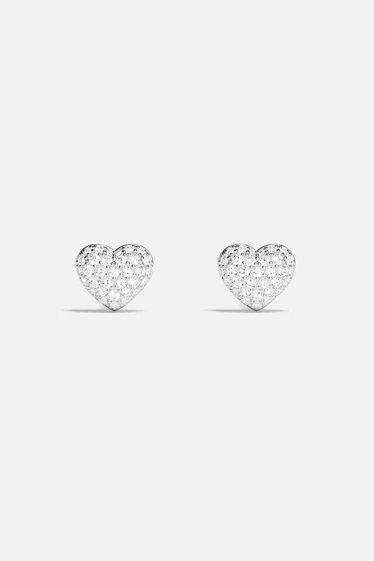 hiver - Heart Stud Earrings