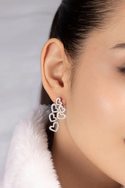 hiver - Heart Earrings