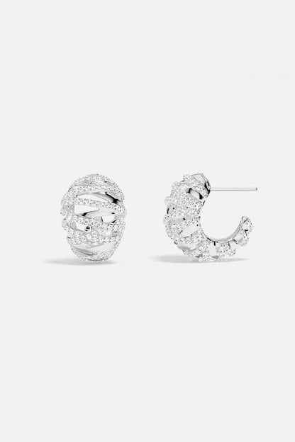 hiver - Enlacé Hoop Earrings