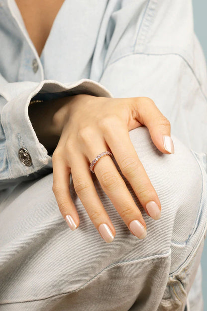 festival - Rose Pavé Ring
