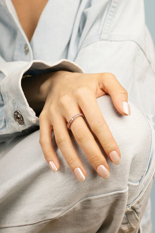 festival - Rose Pavé Ring