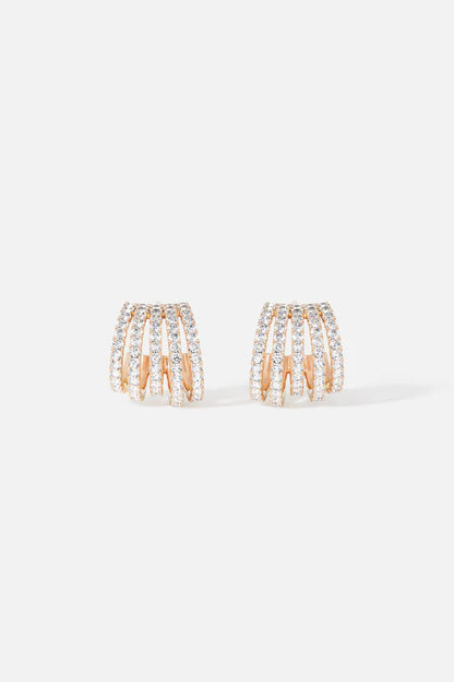 croisette - Five-hoop Earrings