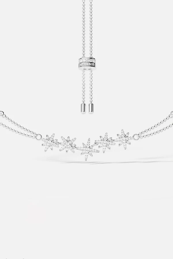 METEORITES - Météorites Double Chain Adjustable Necklace