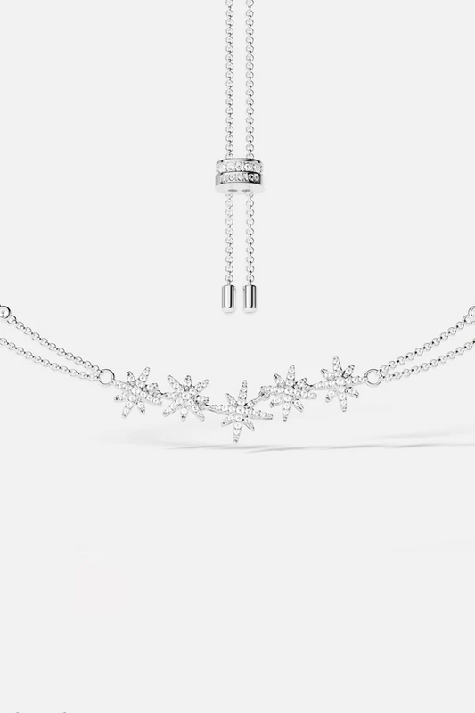 METEORITES - Météorites Double Chain Adjustable Necklace