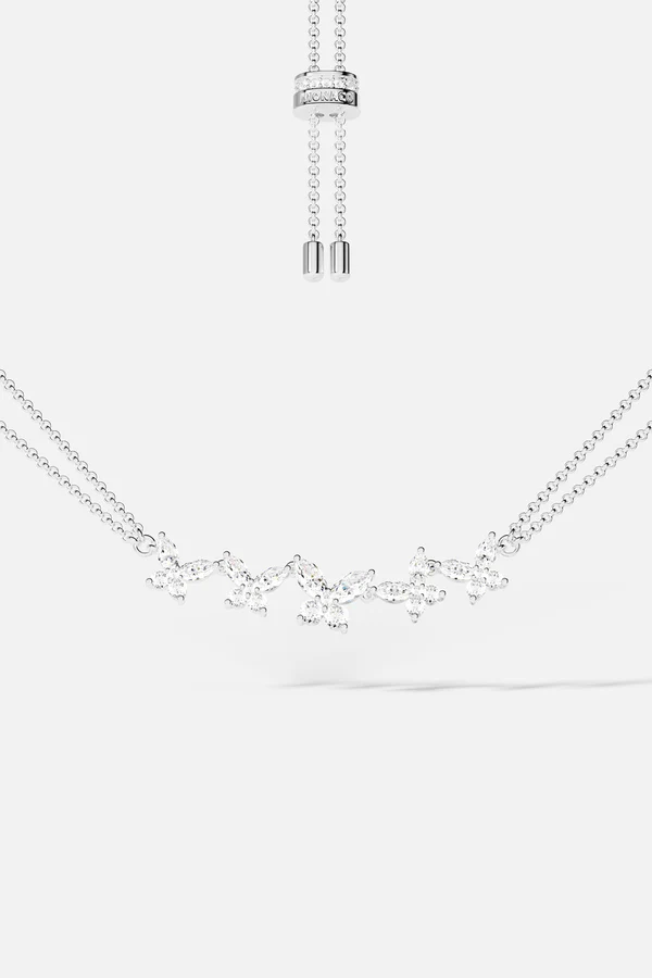 FESTIVAL - Butterflies Double Chain Adjustable Necklace
