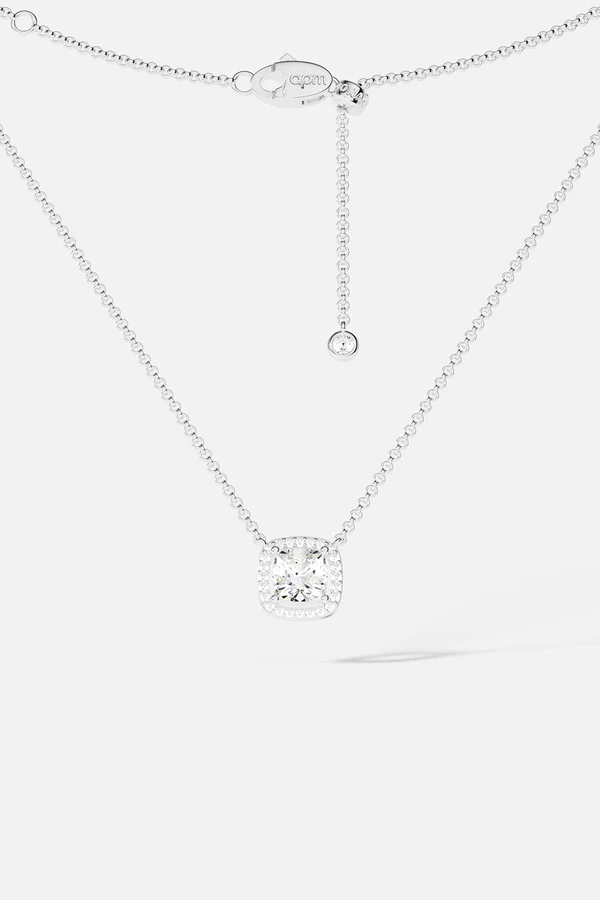 FESTIVAL - Adjustable Necklace with Small Square Stone