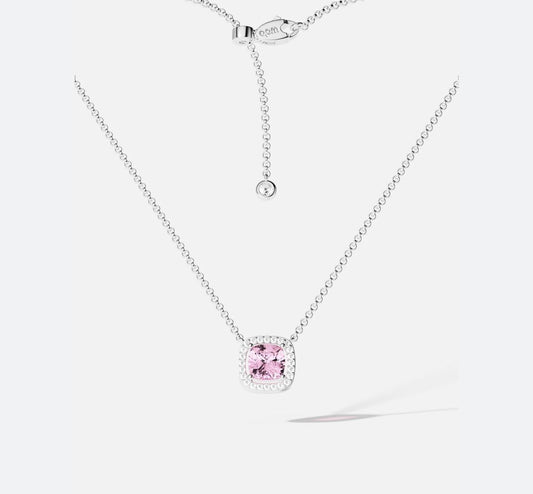 FESTIVAL - Adjustable Necklace with Small Square Stone