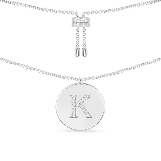 MORSE CODE II - Alphabet Adjustable Necklace