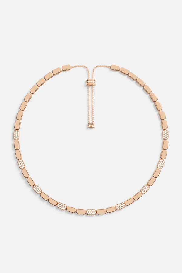 YACHT CLUB - Dainty Rose Gold Adjustable Necklace