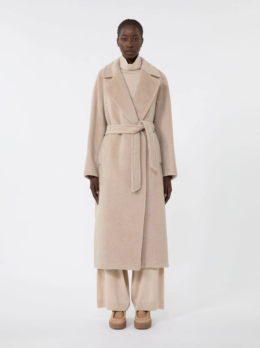 TEMPERA - Long wool and alpaca coat