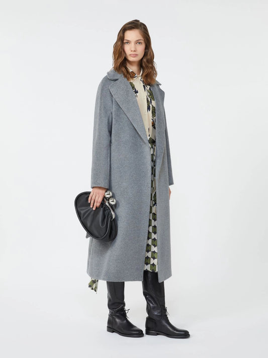TEMPERA - Long wool and alpaca coat