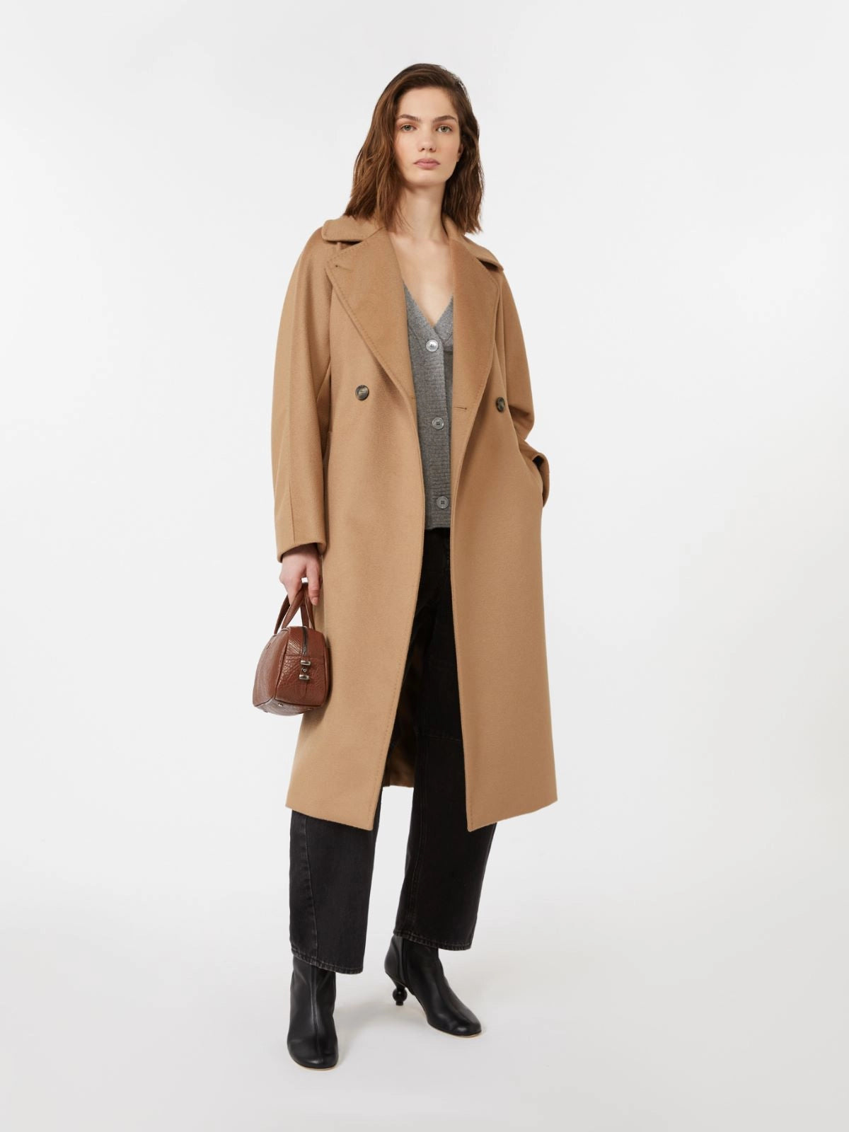 RESINA - Double-breasted wool coat