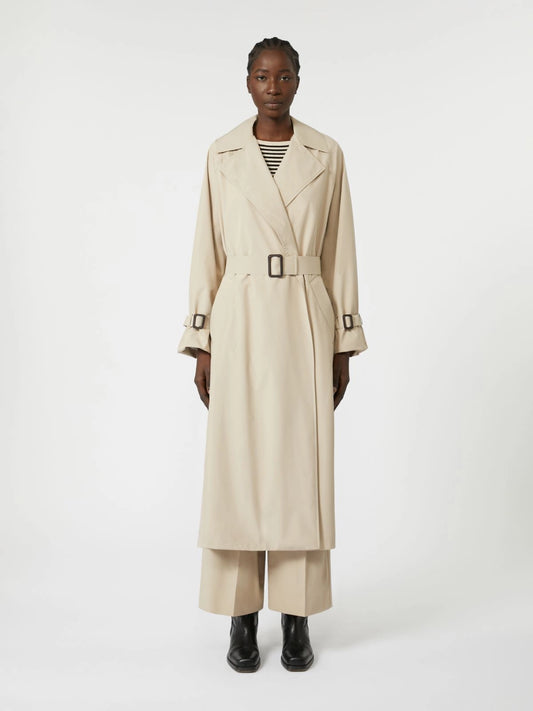 FATTO - Water-repellent canvas trench coat