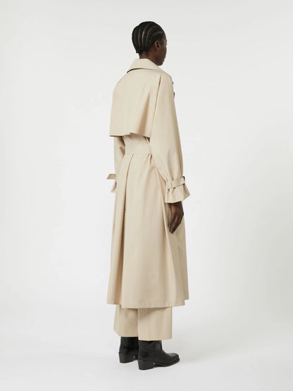FATTO - Water-repellent canvas trench coat