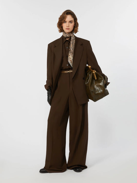 GINSENG - Wool twill blazer