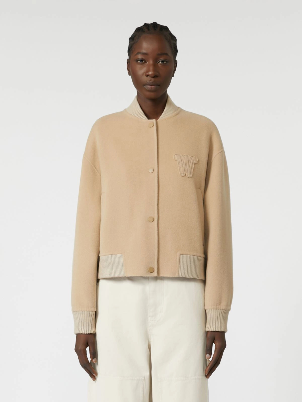 ZELANTE - Wool-blend bomber jacket