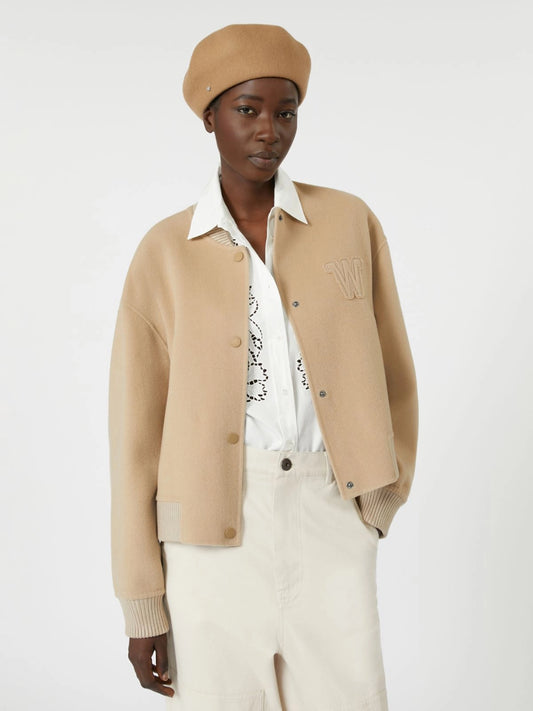 ZELANTE - Wool-blend bomber jacket