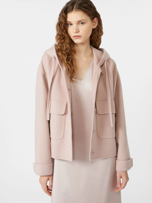 GARY - Hooded wool jacket