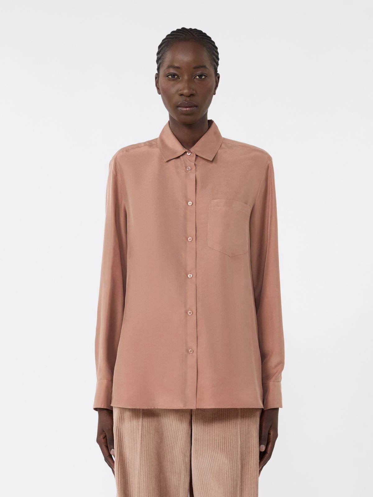 PAMIR - Washed silk shirt
