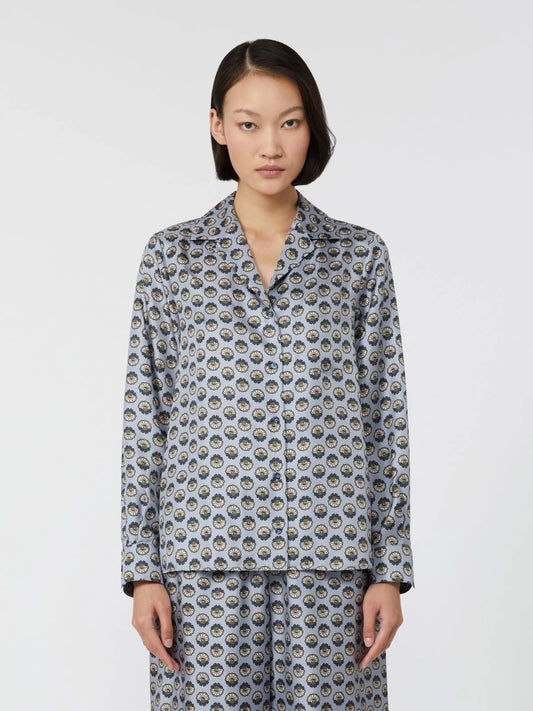 ONCIA - Printed silk shirt