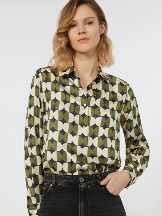 RIVE - Printed twill shirt