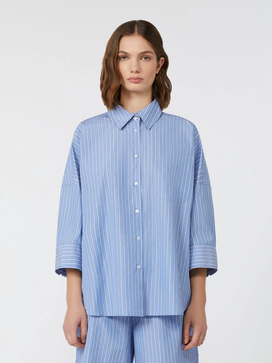 ZAVORRA - Oversized poplin shirt