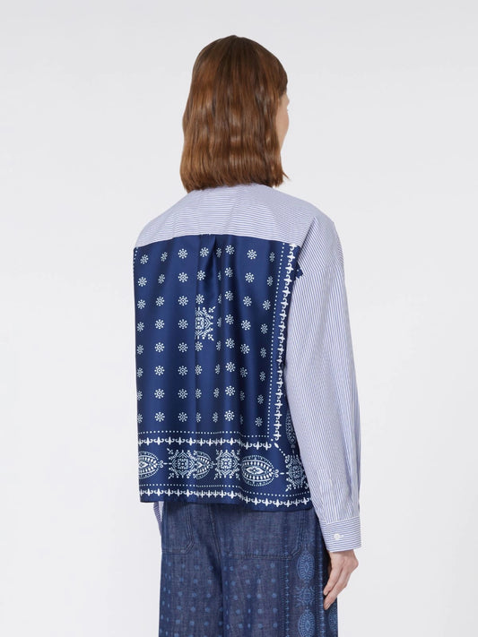 DORIA - Heavy cotton canvas shirt