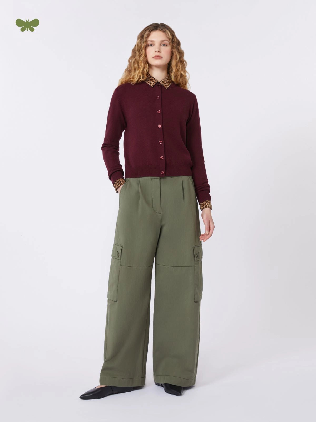 WKDAQUILA - Cotton gabardine trousers