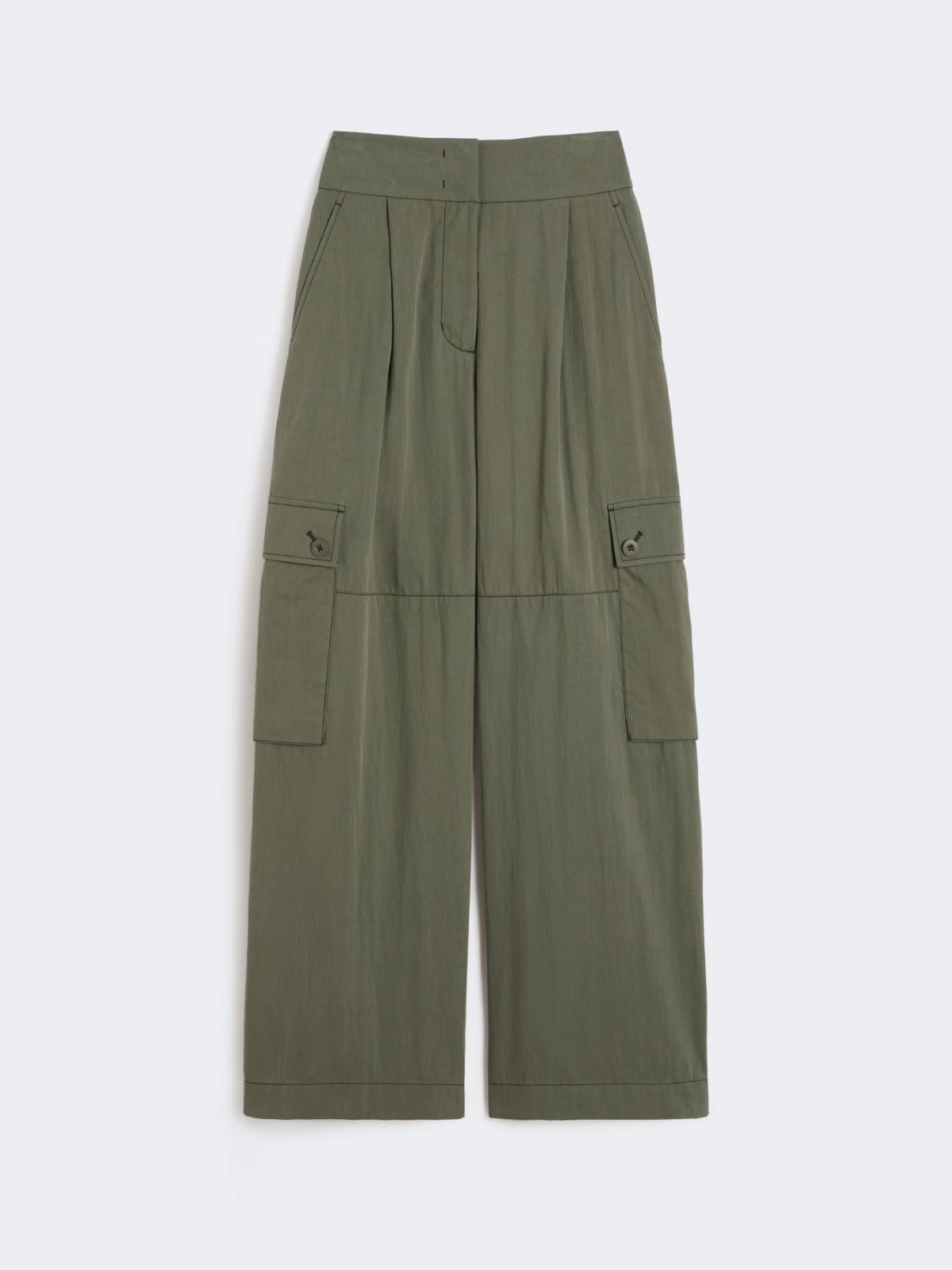 WKDAQUILA - Cotton gabardine trousers