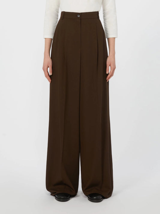 GARENNA - Wool twill trousers