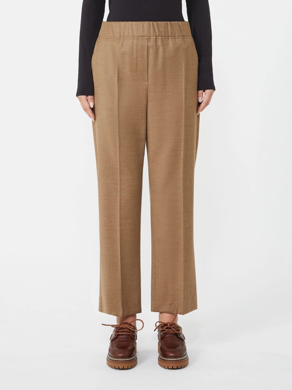 HATELEY - Wool flannel trousers