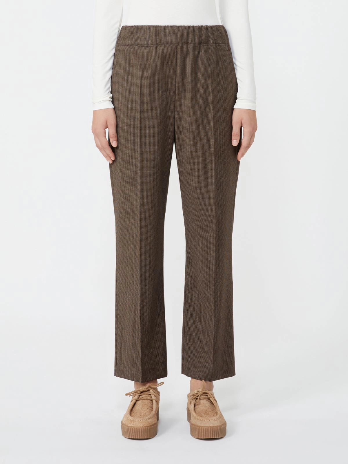 HATELEY - Wool flannel trousers