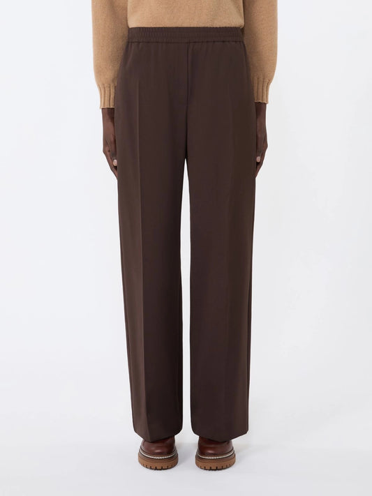 PETRA - Technical gabardine wool trousers‎‎