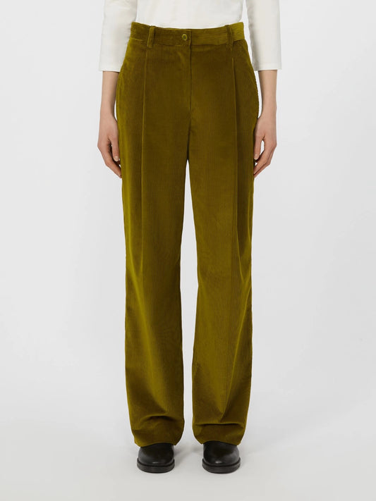 ORDINE - Cotton velvet trousers