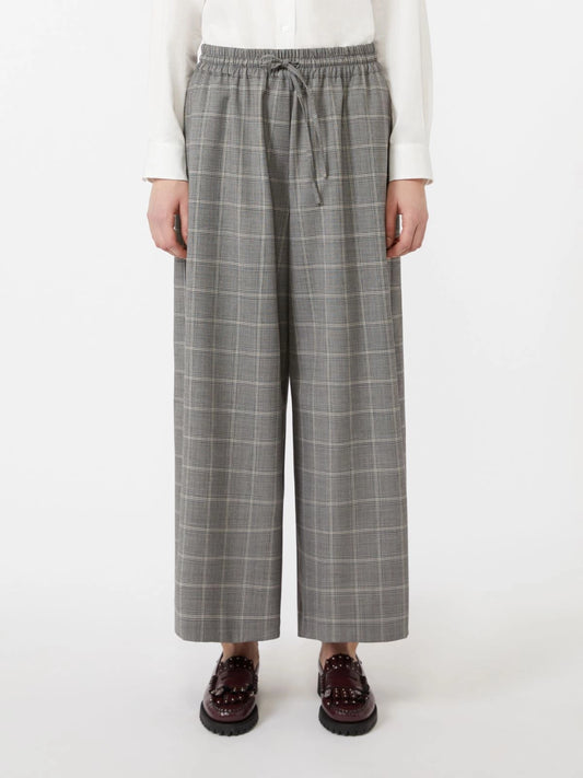 LUIGI - Prince of Wales wool trousers