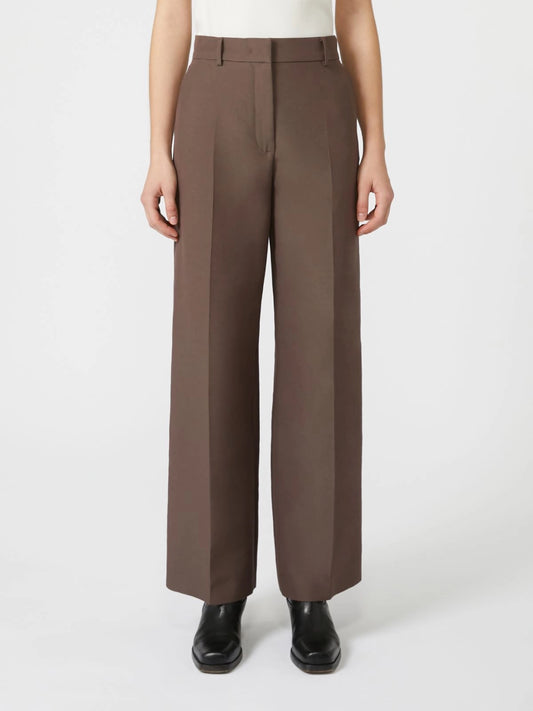 BALLO - Technical cotton palazzo trousers