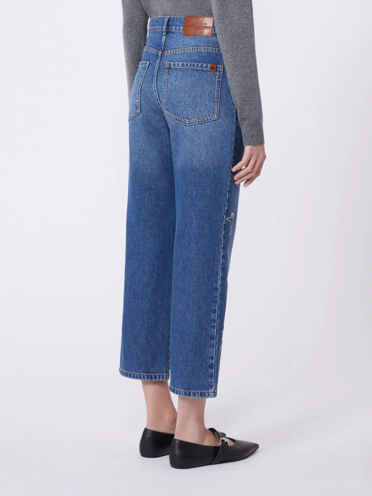 WKDMANETTA - Embroidered denim jeans