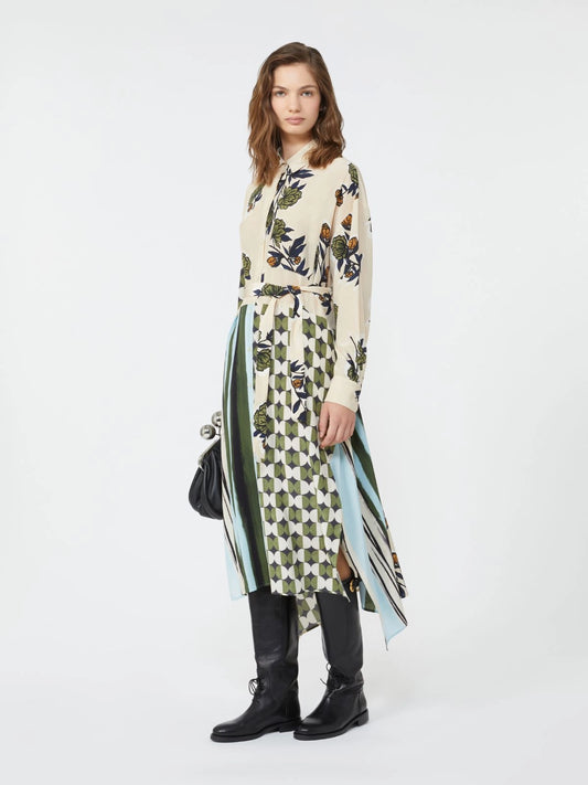 PASSO - Silk crêpe de Chine dress