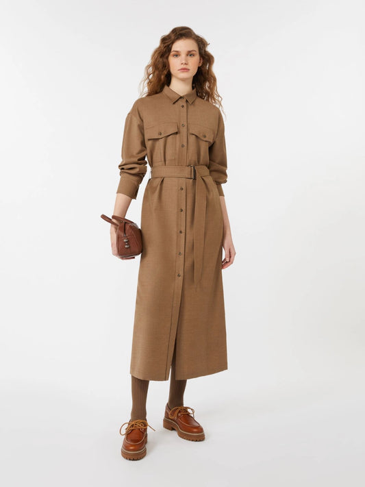 STEMMA - Wool flannel dress