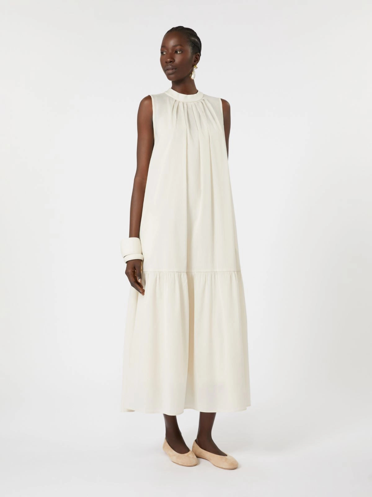 YANG - Cotton-blend canvas dress