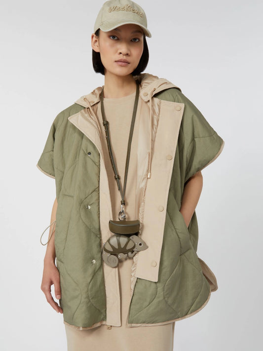 RIVA - Reversible water-repellent canvas cape