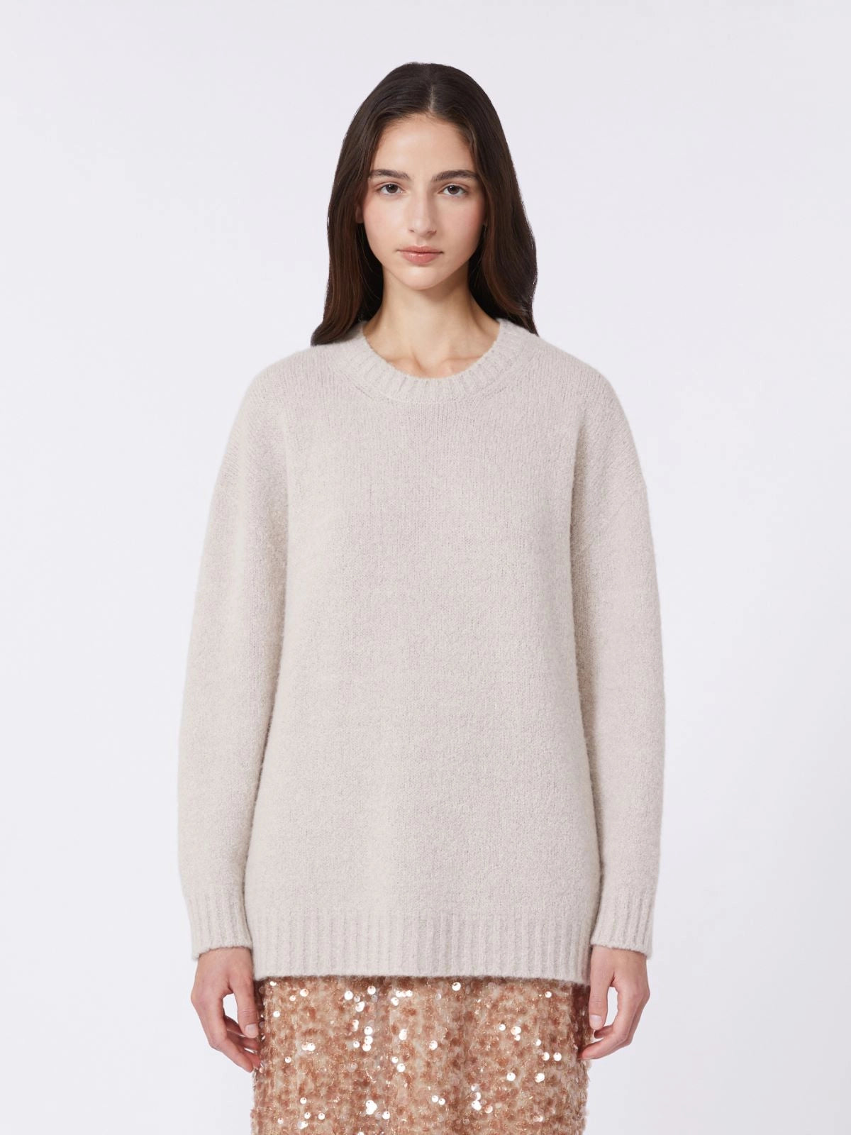 WKDPESCO - Oversized alpaca and cotton sweater