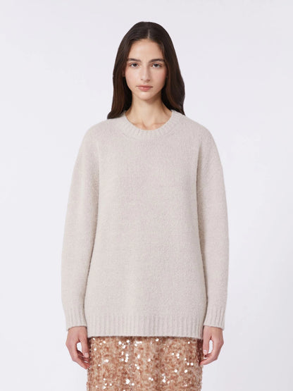 WKDPESCO - Oversized alpaca and cotton sweater